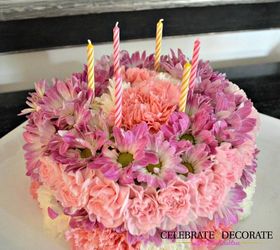 how to create a floral birthday cake, crafts