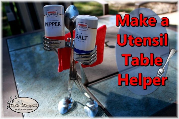 make a utensil table helper, painted furniture