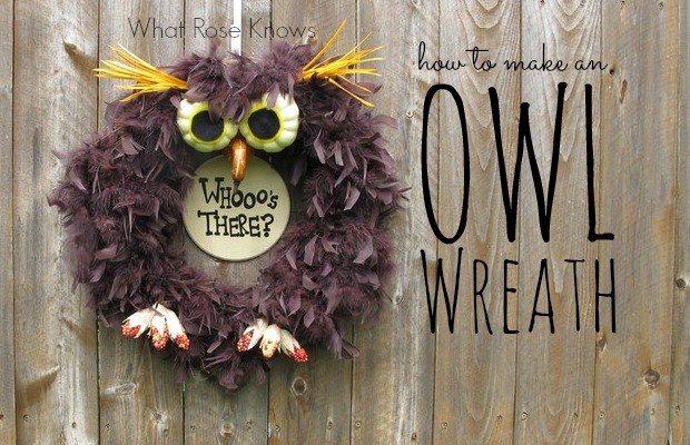 spooky owl wreath for halloween, crafts, halloween decorations, seasonal holiday decor, wreaths, Halloween isn t just for ghosts and goblins