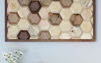 DIY Geometric Wood Wall Decor
