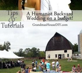 A Humanist Backyard Wedding On A Budget Diy Hometalk