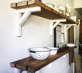 how i built reclaimed wood shelves, dining room ideas, diy, repurposing upcycling, shelving ideas, wall decor, woodworking projects