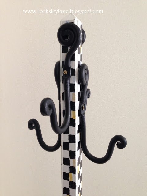 coat rack with a mackenzie child s flair, chalk paint, painted furniture, repurposing upcycling