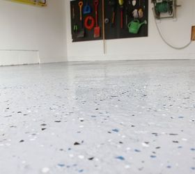 diy garage floor tutorial rocksolid polycuramine, diy, flooring, garages, how to, painting