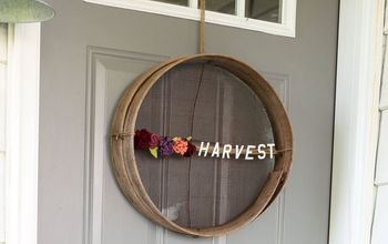 Antique Sifter Turned Fall Decor
