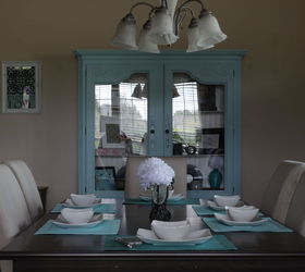dining room china cabinet makeover, chalk paint, painted furniture