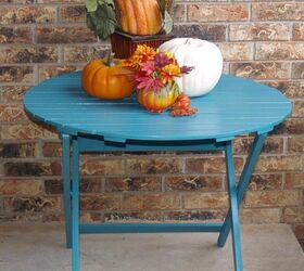 Big Trash Day to Lovely Fall Foyer Table Hometalk