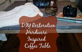 DIY Inspired  Restoration Hardware Brickmaker Coffee Table