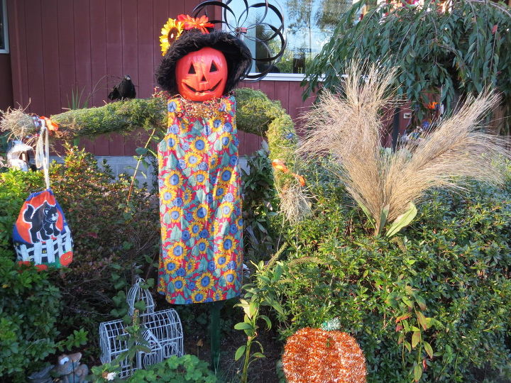 little miss scarecrow, crafts, halloween decorations
