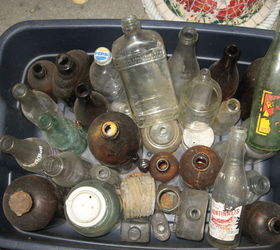 old bottles buried in a rural dumpsite for decades i want them clean
