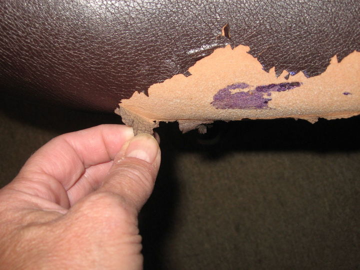 Paint On Fix For Leather Or Faux, Leather Sofa Paint Repair