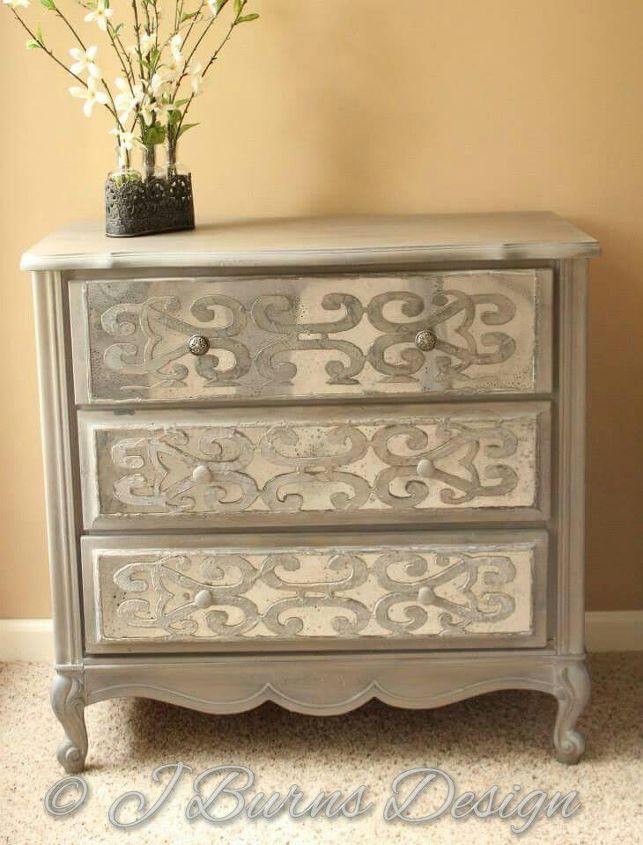 Diy Mirrored Chest With Overlays Hometalk