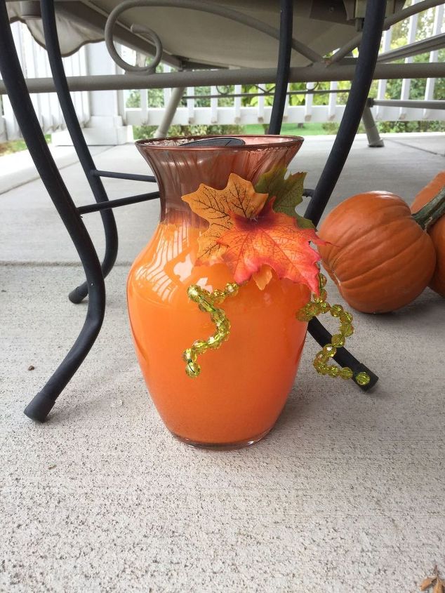 repurposed vases, crafts, halloween decorations, repurposing upcycling, seasonal holiday decor
