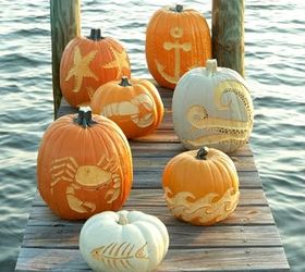 Creative Coastal, Beach & Nautical Pumpkins & Carved Jack O Lanterns