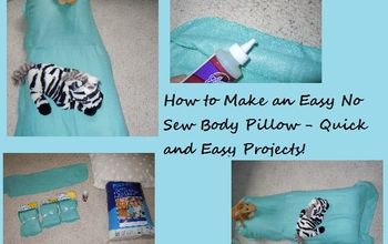 Easy No Sew Body or Floor Pillow Pattern