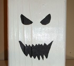 scrap 2x4 halloween monsters, halloween decorations, seasonal holiday decor