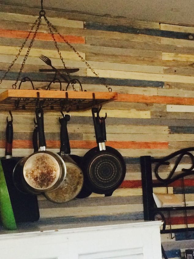 rustic kitchen on a budget, diy, kitchen design, pallet, repurposing upcycling, wall decor, woodworking projects
