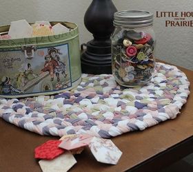 old fashioned braided rug style placemats, crafts, Basic sewing skills are enough for this DIY