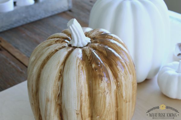 diy rustic pumpkins from faux orange to fabulous, crafts, home decor, seasonal holiday decor