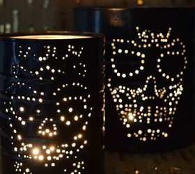 d a de muertos luminaries, crafts, halloween decorations
