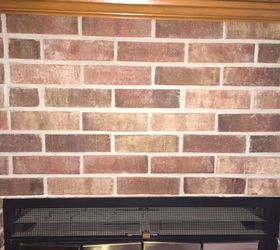q i need some help spicing up this fireplace, fireplace makeovers, fireplaces mantels, home decor, wall decor, This is a close up of the brick