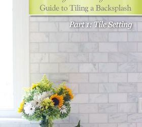 how to tile a backsplash part 1 tile setting tileideas, how to, kitchen backsplash, kitchen design, tiling