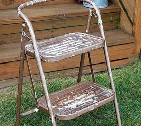 yard sale makeover with spray paint, painted furniture, repurposing upcycling