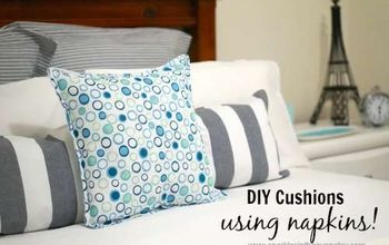 How to Make Cushions Using Placemats and Napkins!