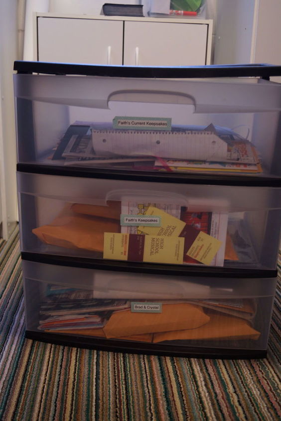 organizing keepsakes for scrapbooking, craft rooms, organizing, storage ideas