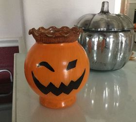 bud vase pumpkins ghosts, crafts, halloween decorations, seasonal holiday decor