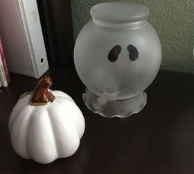 bud vase pumpkins ghosts, crafts, halloween decorations, seasonal holiday decor