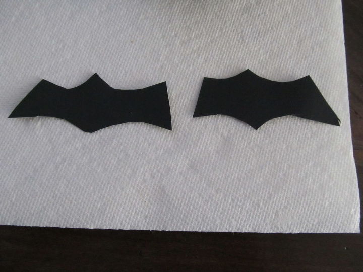 decorao engraada de halloween morcegos de abbora, asas de morcego de papel o