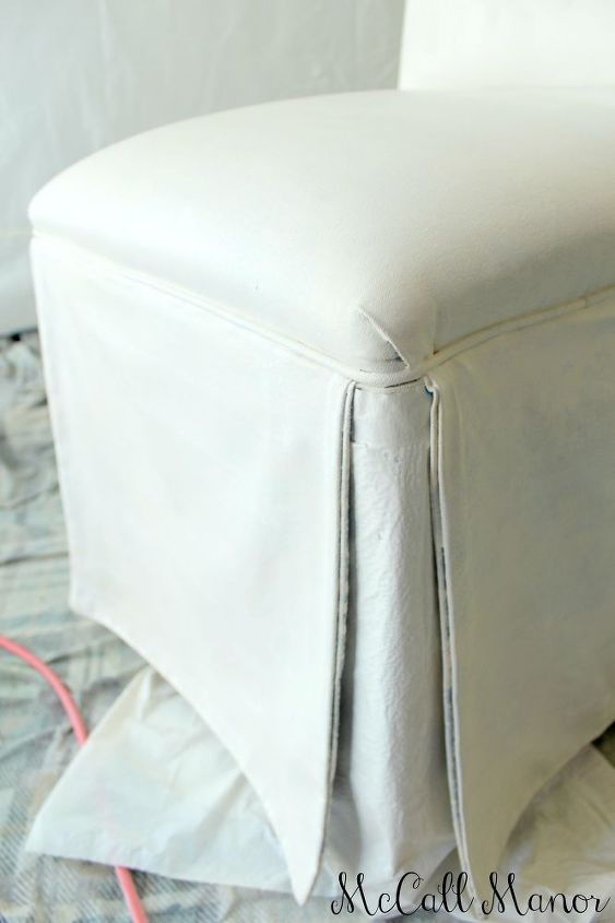 cadeira parsons pintada com spray