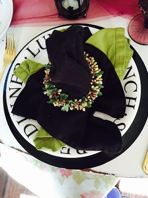 witchy tablescape for halloween, halloween decorations, seasonal holiday decor, Witch Hat napkins