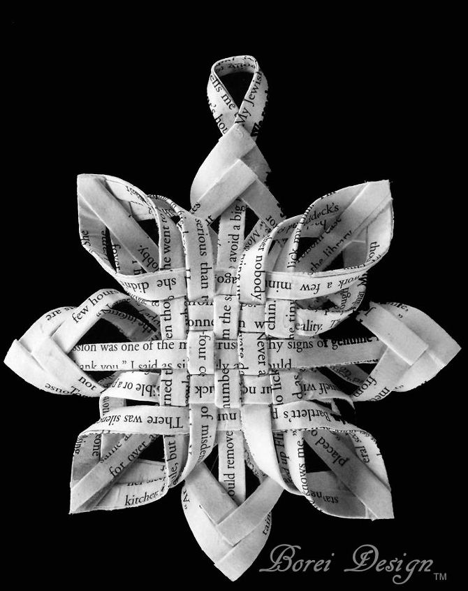 diy swedish advent stars from recycled book pages, christmas decorations, crafts, home decor, how to, repurposing upcycling