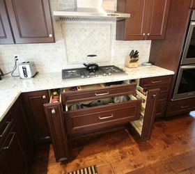 complete house remodel with custom cabinets in huntington beach, home improvement, kitchen cabinets, kitchen design, living room ideas