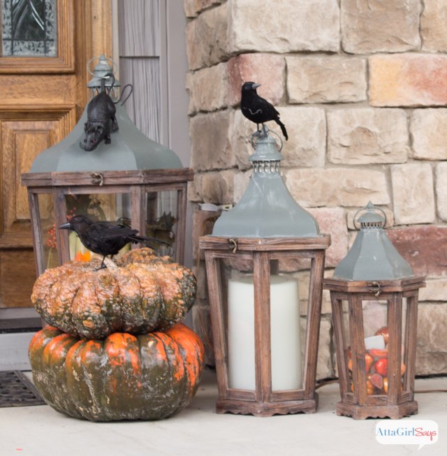 decoraciones de halloween faciles y espeluznantes para el porche delantero