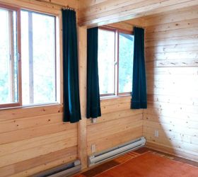 q can i work with the pine panelling, home decor dilemma, wall decor, woodworking projects, This is my pine paneled guesthouse