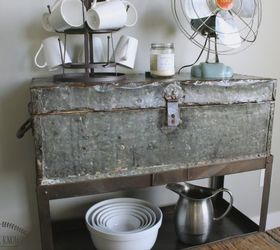 upcycled vintage toolbox shelf faux rusty tutorial, repurposing upcycling, shelving ideas