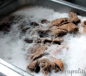 how to wash burlap potato sacks, crafts, how to