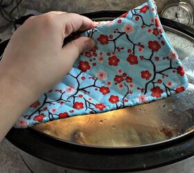 upcycled pot holders, crafts