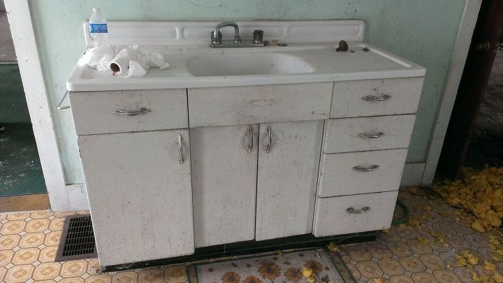 refinishing a youngstown sink, diy, painted furniture, repurposing upcycling