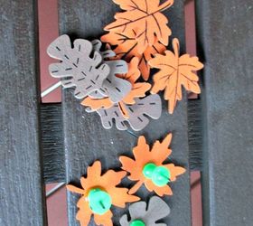 burlap bulletin board burlaploversseries, crafts, Flat wooden leaves for thumb tacks