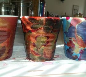 diy marbled coffee cups, crafts