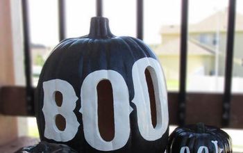 Decoración de Halloween en oferta: Luminaria de calabaza BOO por un 76% de descuento