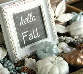 s 19 fast and fresh ways to spruce up your fall home, home decor, seasonal holiday decor, Use Coastal Blue and Copper