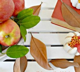 s 19 fast and fresh ways to spruce up your fall home, home decor, seasonal holiday decor, Mix Pumpkins with Apples