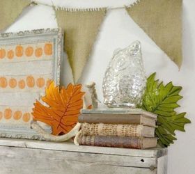 s 19 fast and fresh ways to spruce up your fall home, home decor, seasonal holiday decor, Stack up Some Books