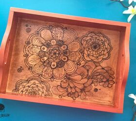 zentangle serving tray, crafts