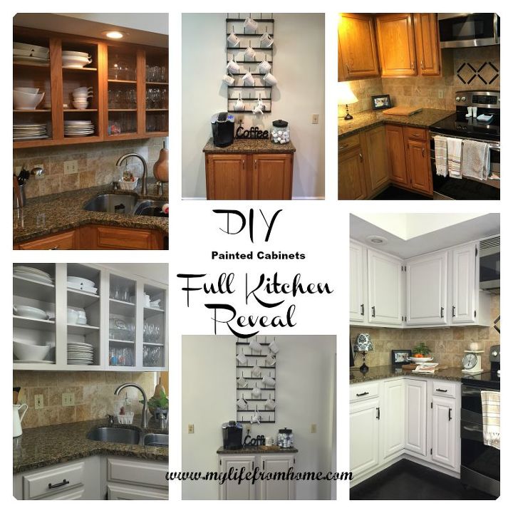 diy: painted kitchen cabinets | hometalk